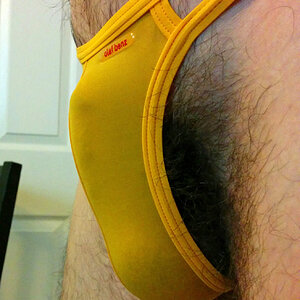 Yellow Olaf Benz thong